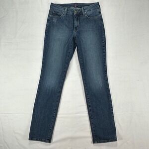 NYDJ Women's Legging Jeans Blue Wash Comfort Stretch Denim Pants Sz 8